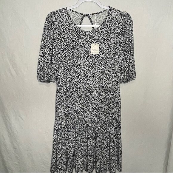 Free People Dancing in the Dark Minidress in Black Combo - Picture 3 of 8